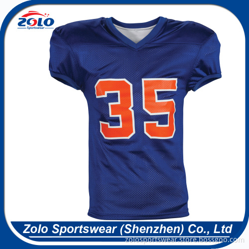 2016 custom sublimation cap sleeves blank youth football uniforms, football apparel